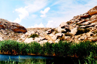 Tamshaly valley. Kazakhstan regions