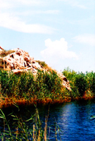 Tamshaly valley. Kazakhstan regions