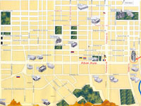 Туристическая карта Алматы