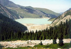 Kazakhstan photos. Big Almaty Lake